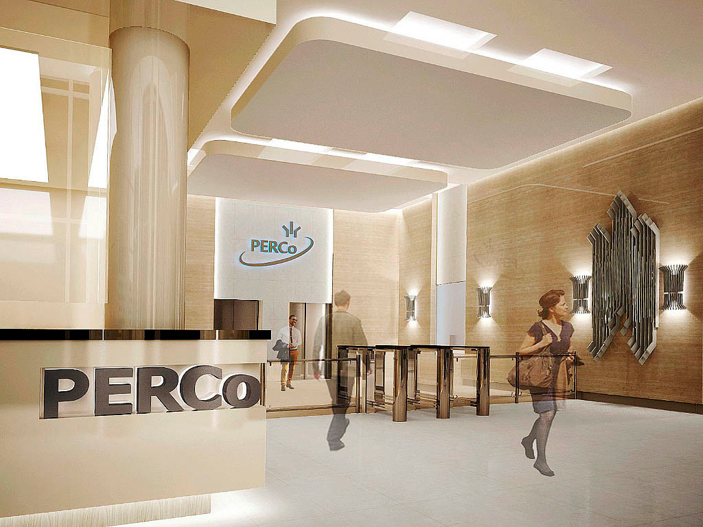 Концепция входной зоны офиса производственной компании