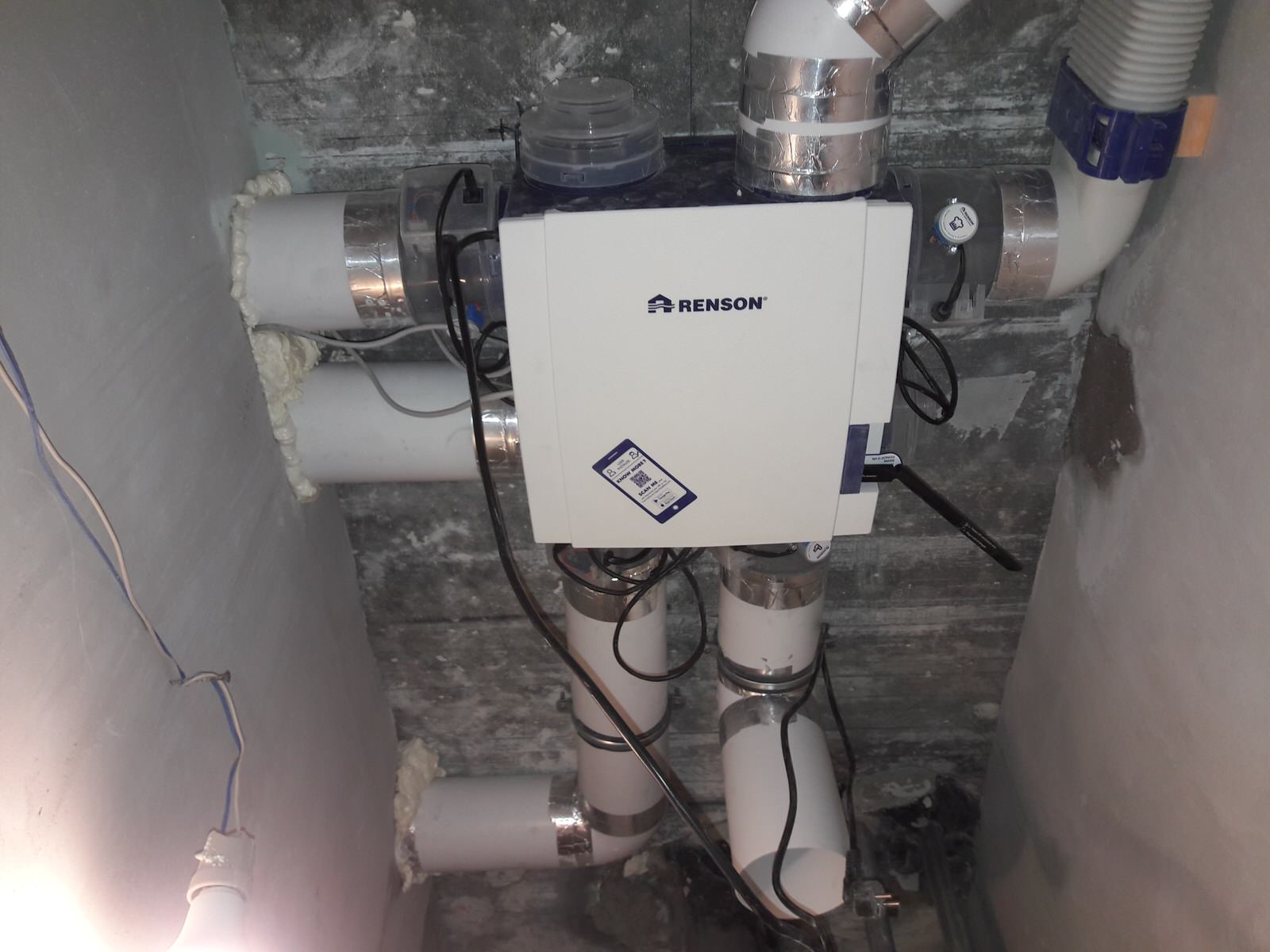 Обложка проекта: Приточно-вытяжная вентиляция в квартире. Москва