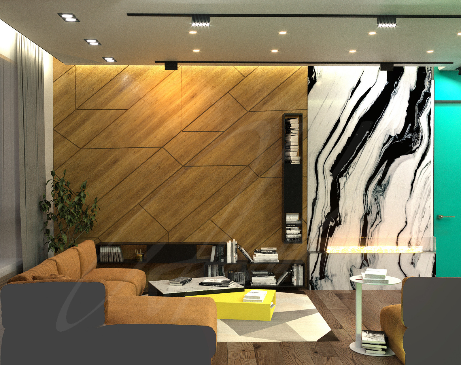 Apartment 373 interior design by Arkadii Olshevskyi