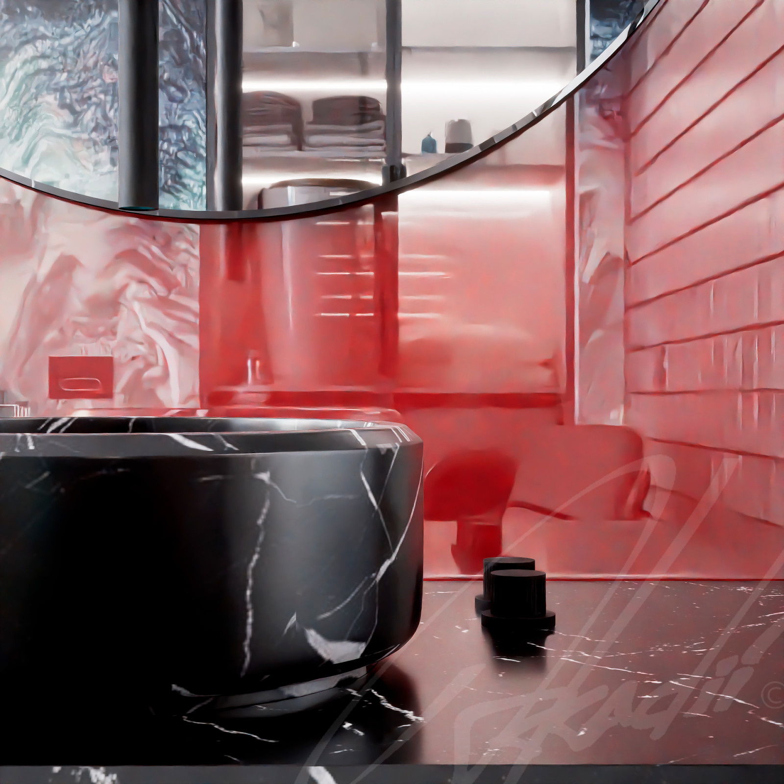 Interior design of Apartment 252 (master bath) by Arkadii Olshevksyi