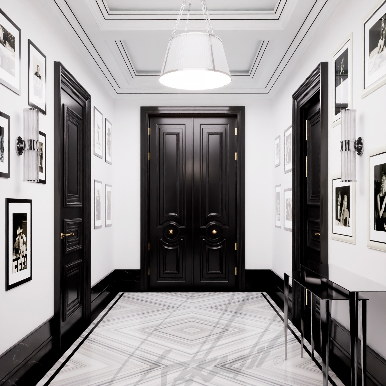 Apartment 1556 art deco design by Arkadii Olshevskyi