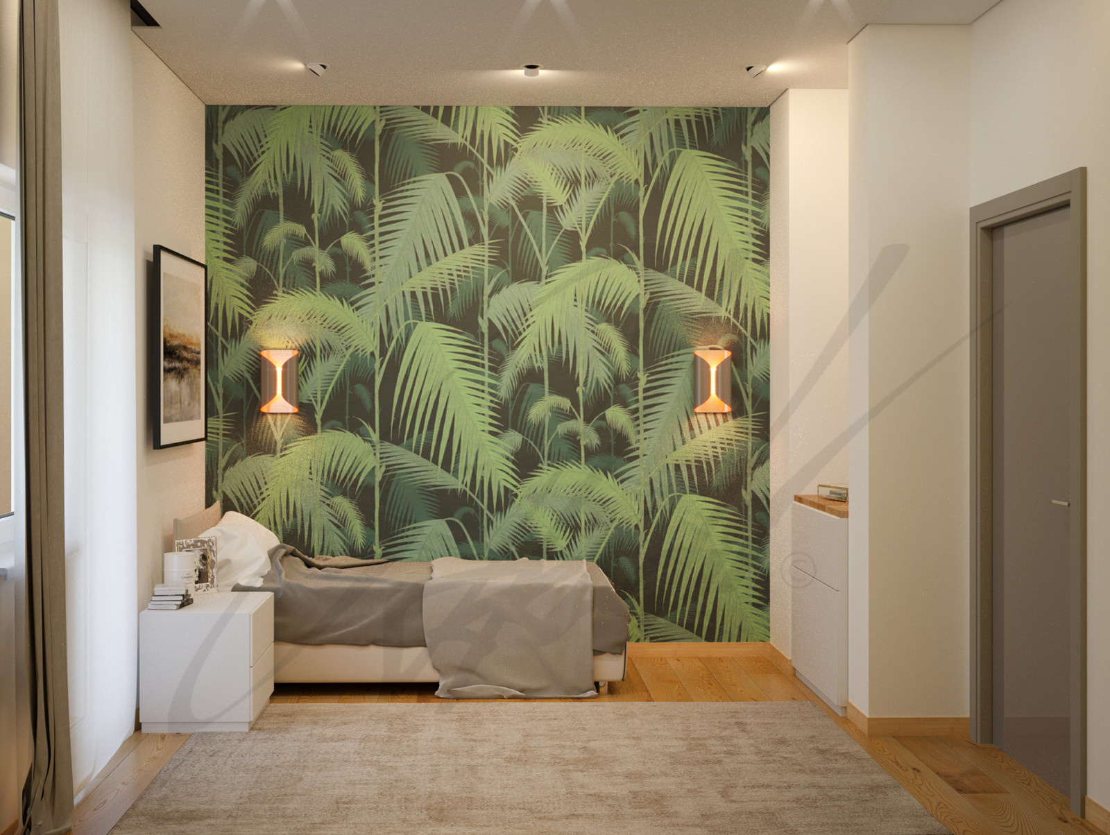 Two level apartment design by Arkadii Olshevskyi