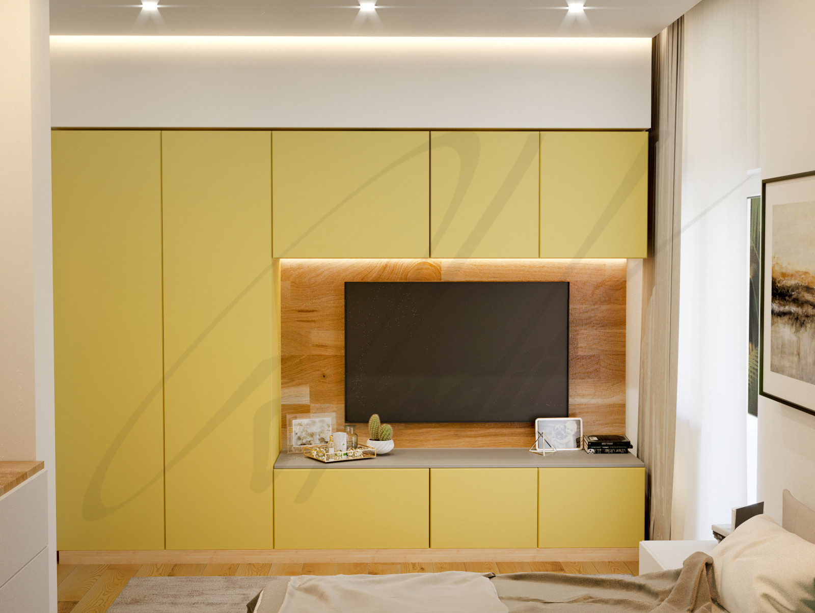 Two level apartment design by Arkadii Olshevskyi