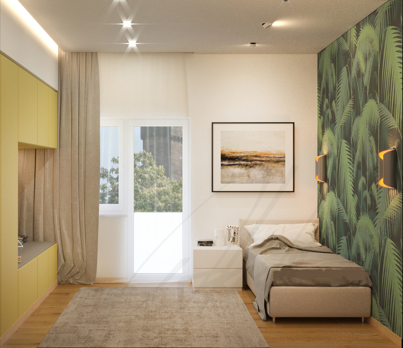 Two level apartment design by Arkadii Olshevskyi