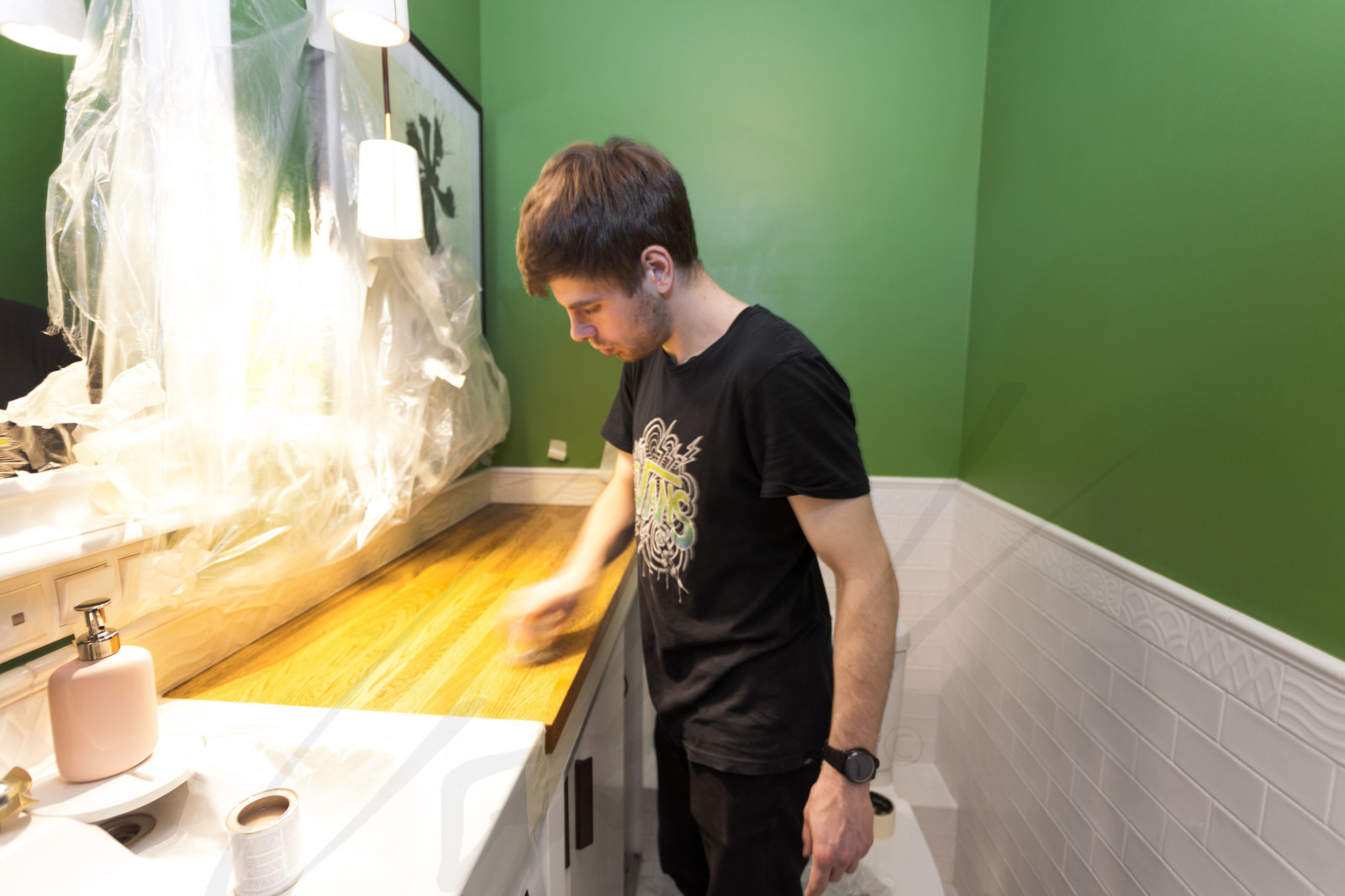 Green bathroom design