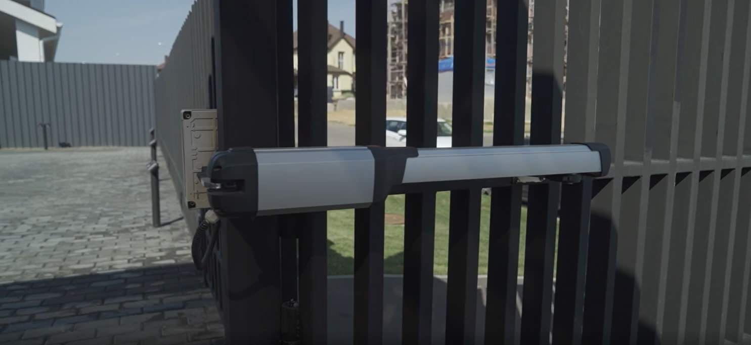 Навес хайтек "Космос", ворота и забор