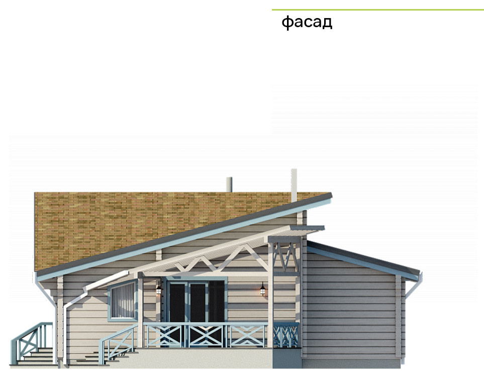 Дом из клееного бруса | Пегас 144