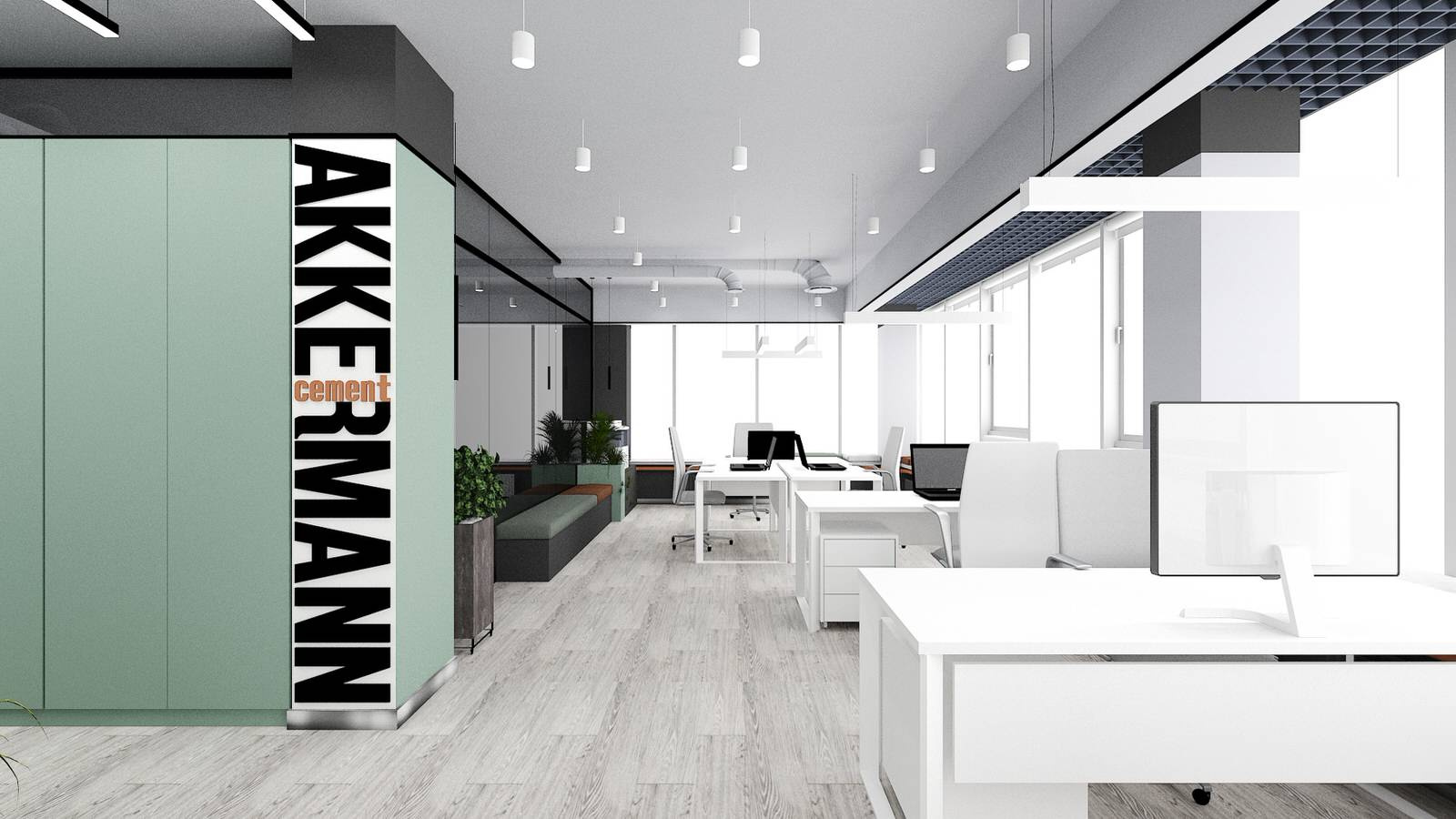 Офис для цементной компании в г.Казань.