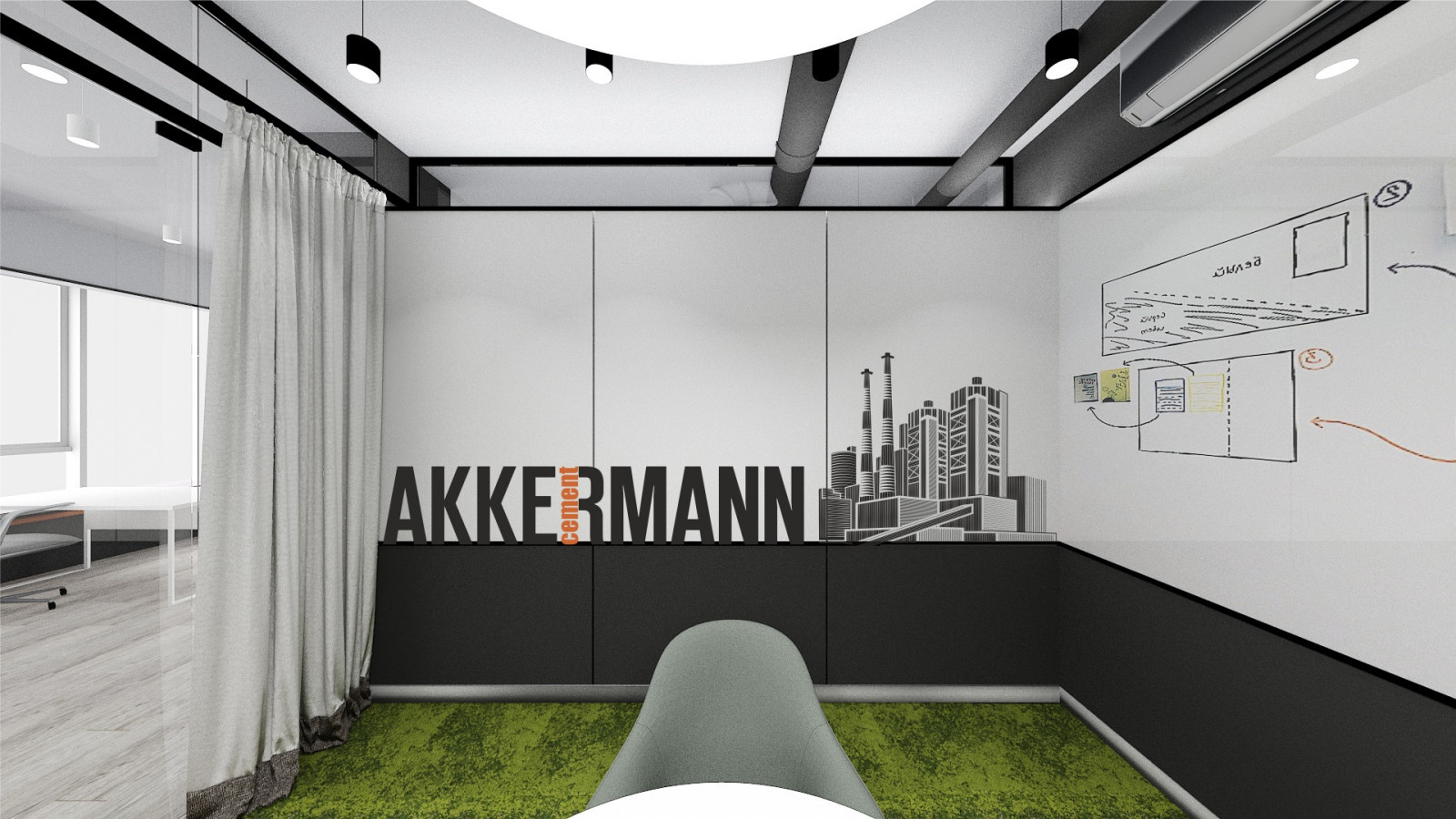 Офис для цементной компании в г.Казань.