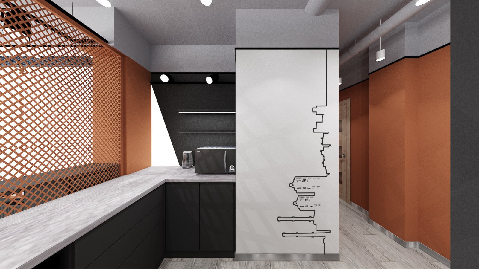 Офис для цементной компании в г.Казань.