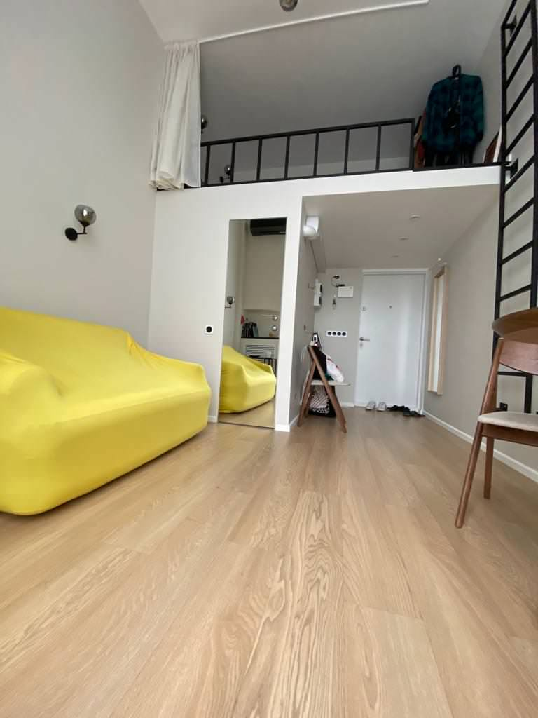 Обложка проекта: 15 кв.м. квартира с дизайнерским ремонтом