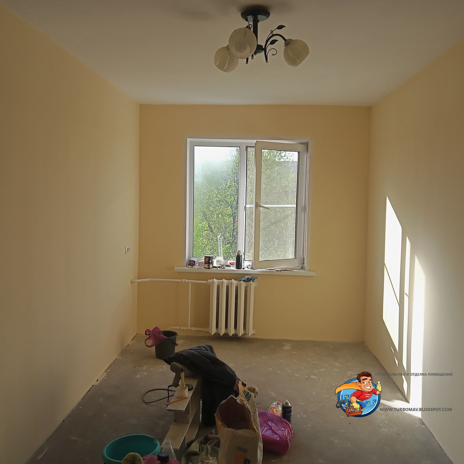 Отделка комнаты