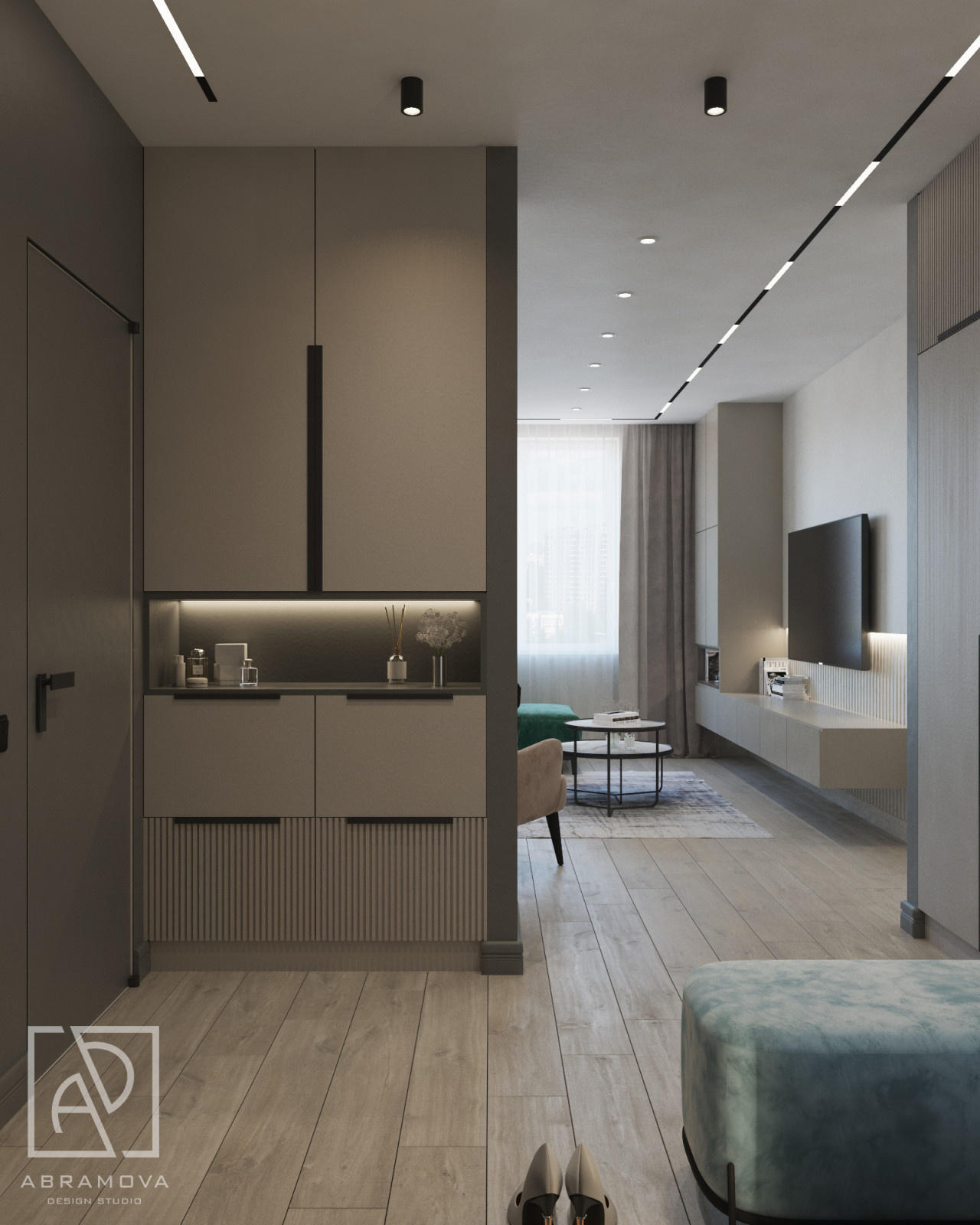 Дизайн-проект 2-х комнатной квартиры ЖК Летний сад г