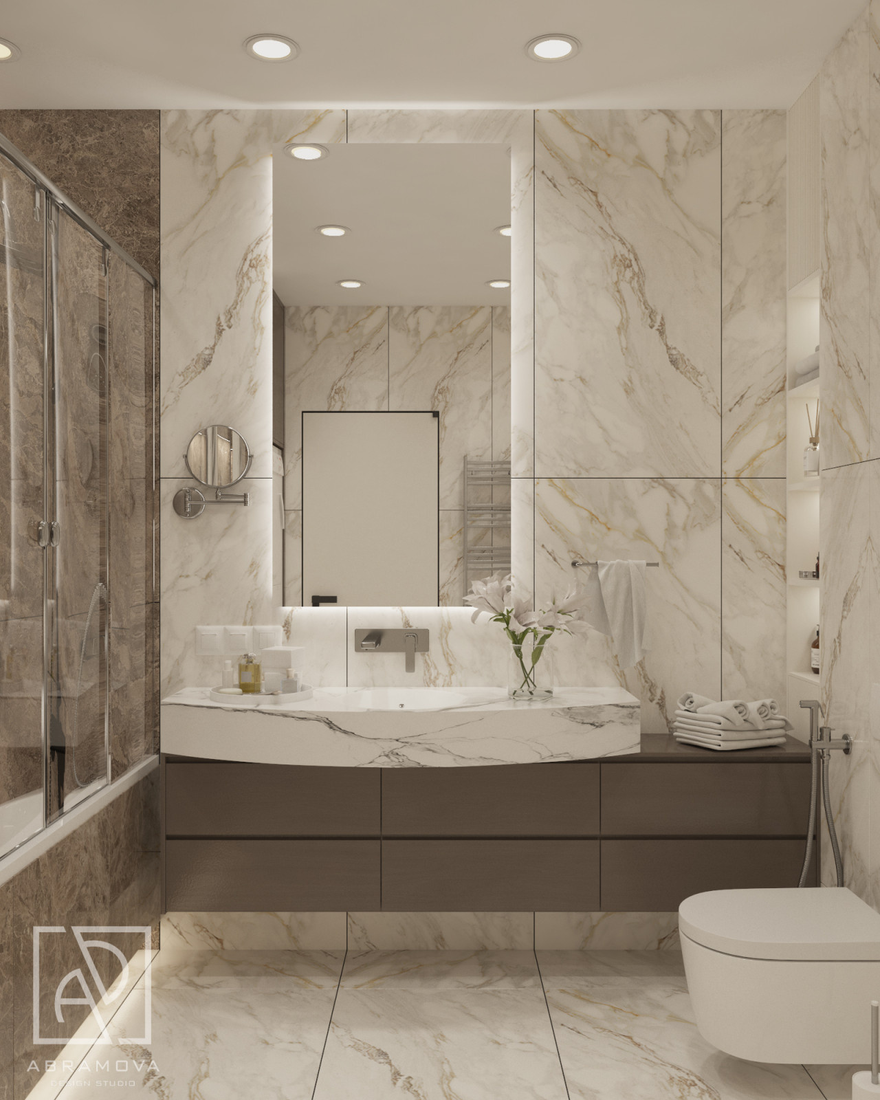 Дизайн-проект 2-х комнатной квартиры ЖК Летний сад г