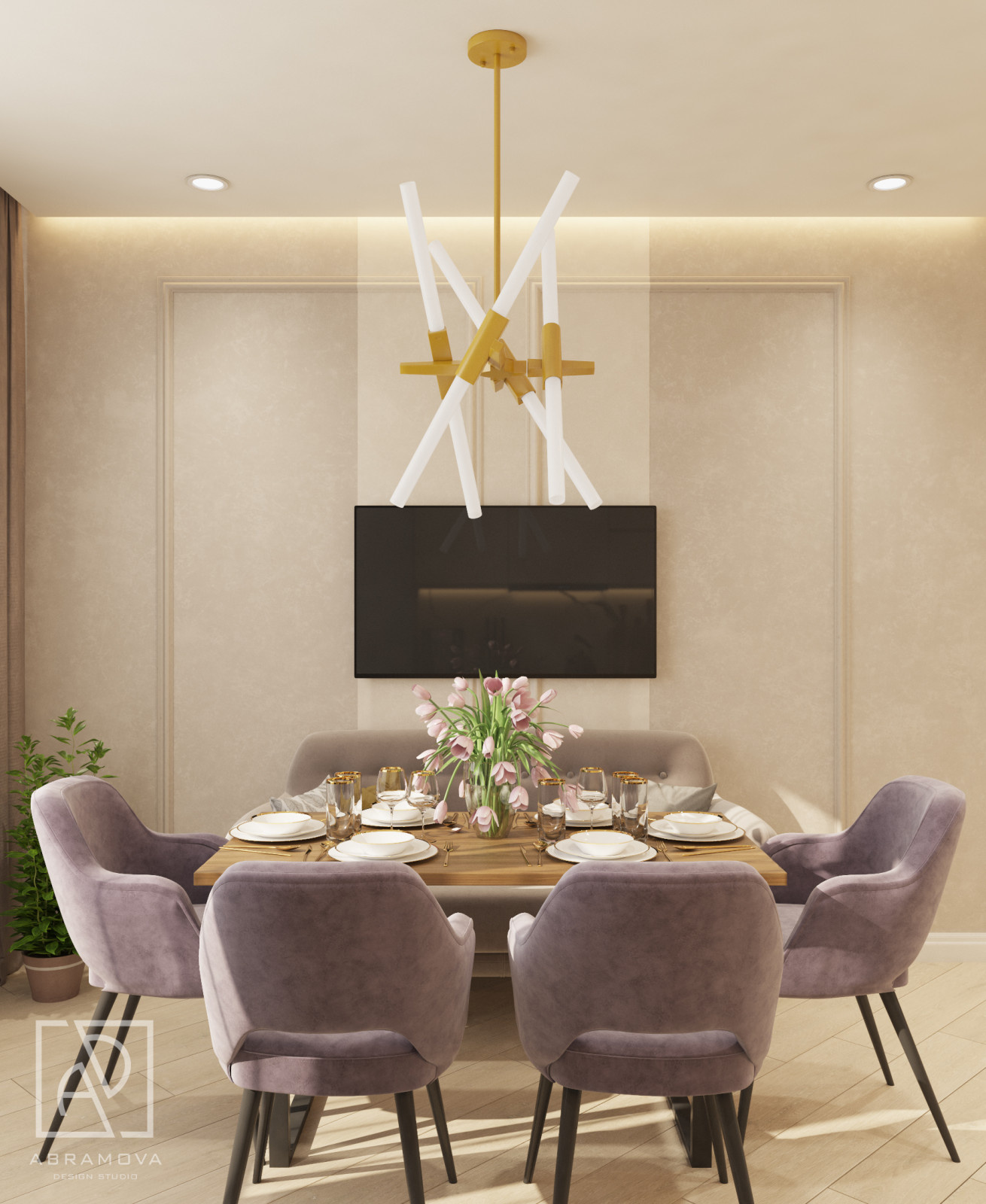 Дизайн-проект 2-х комнатной квартиры ЖК Испанские кварталы1