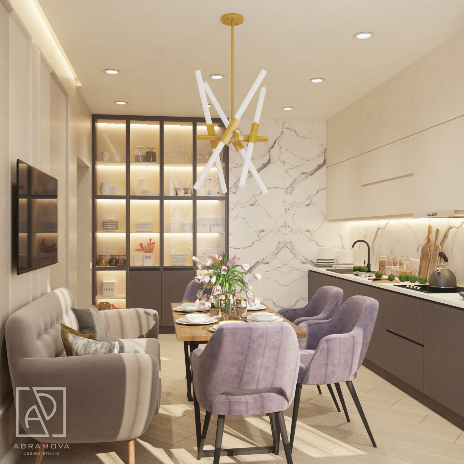 Дизайн-проект 2-х комнатной квартиры ЖК Испанские кварталы1