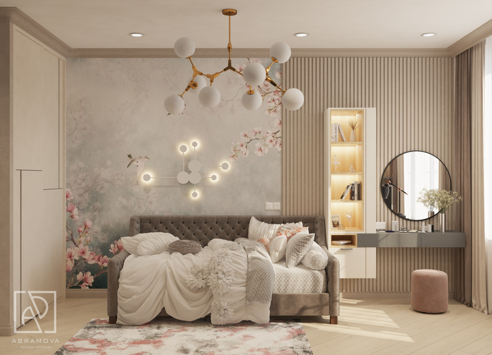 Дизайн-проект 2-х комнатной квартиры ЖК Испанские кварталы1