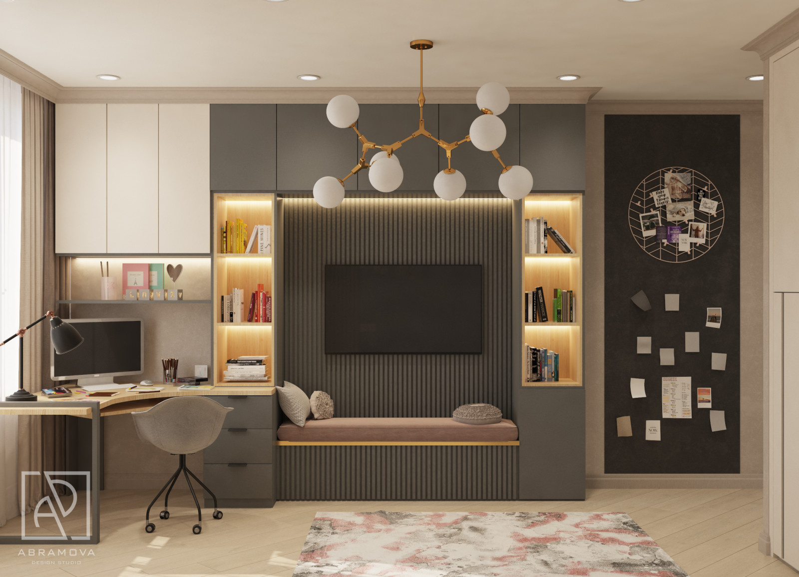 Дизайн-проект 2-х комнатной квартиры ЖК Испанские кварталы1