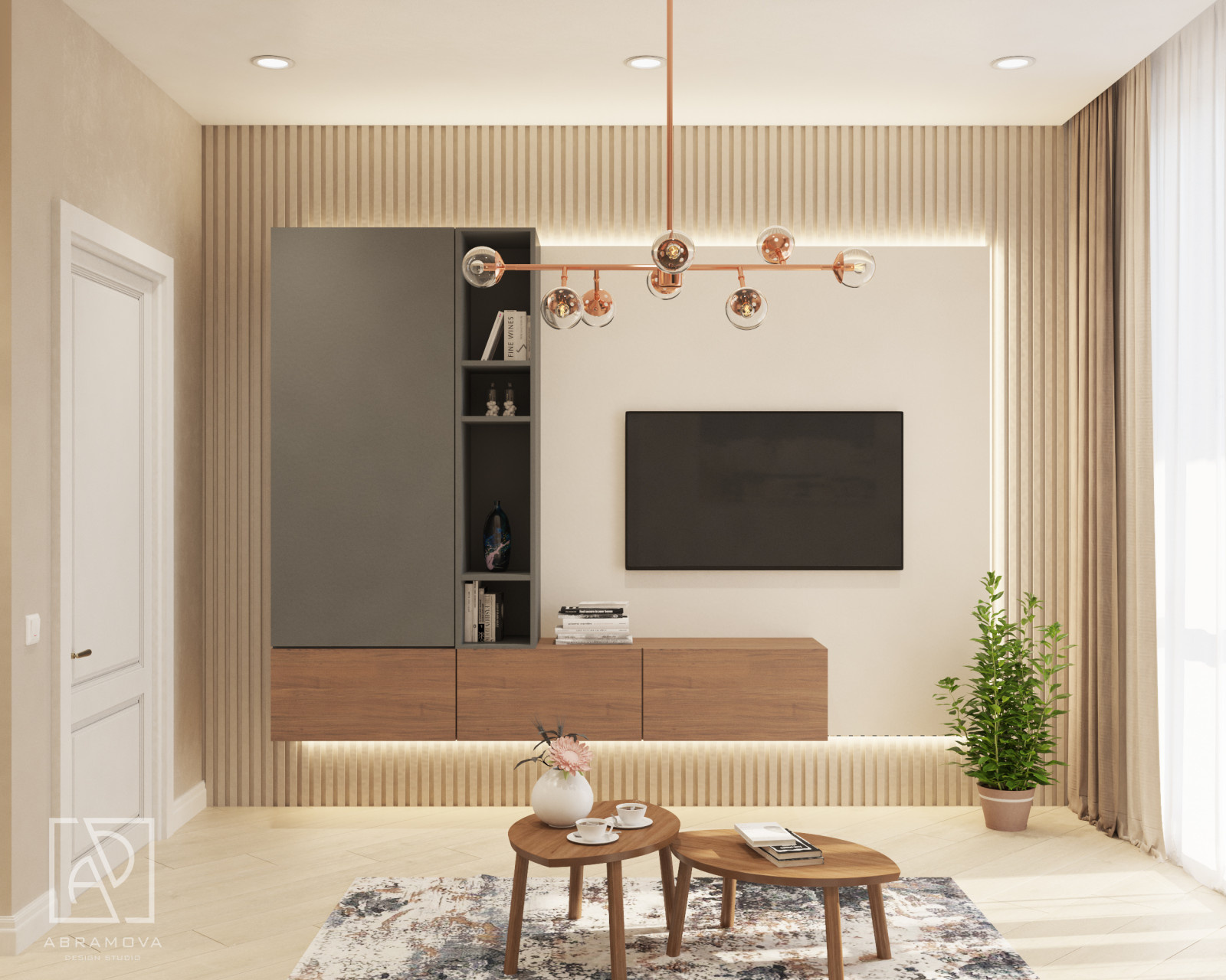 Дизайн-проект 2-х комнатной квартиры ЖК Испанские кварталы1