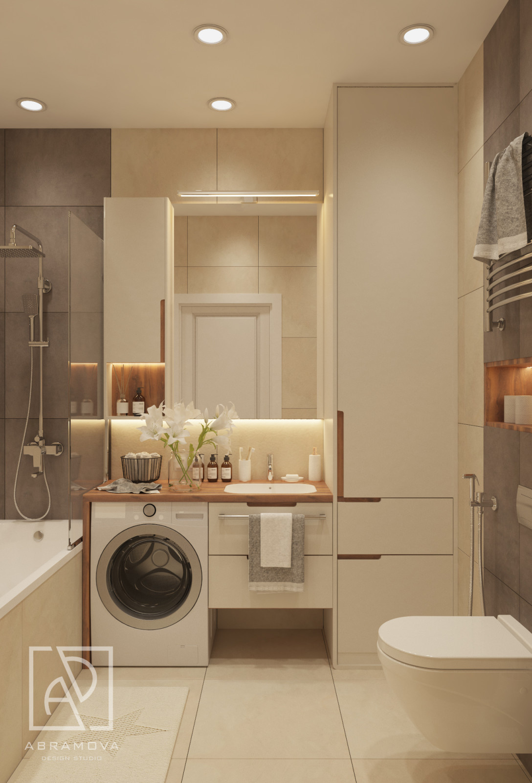 Дизайн-проект 2-х комнатной квартиры ЖК Испанские кварталы1