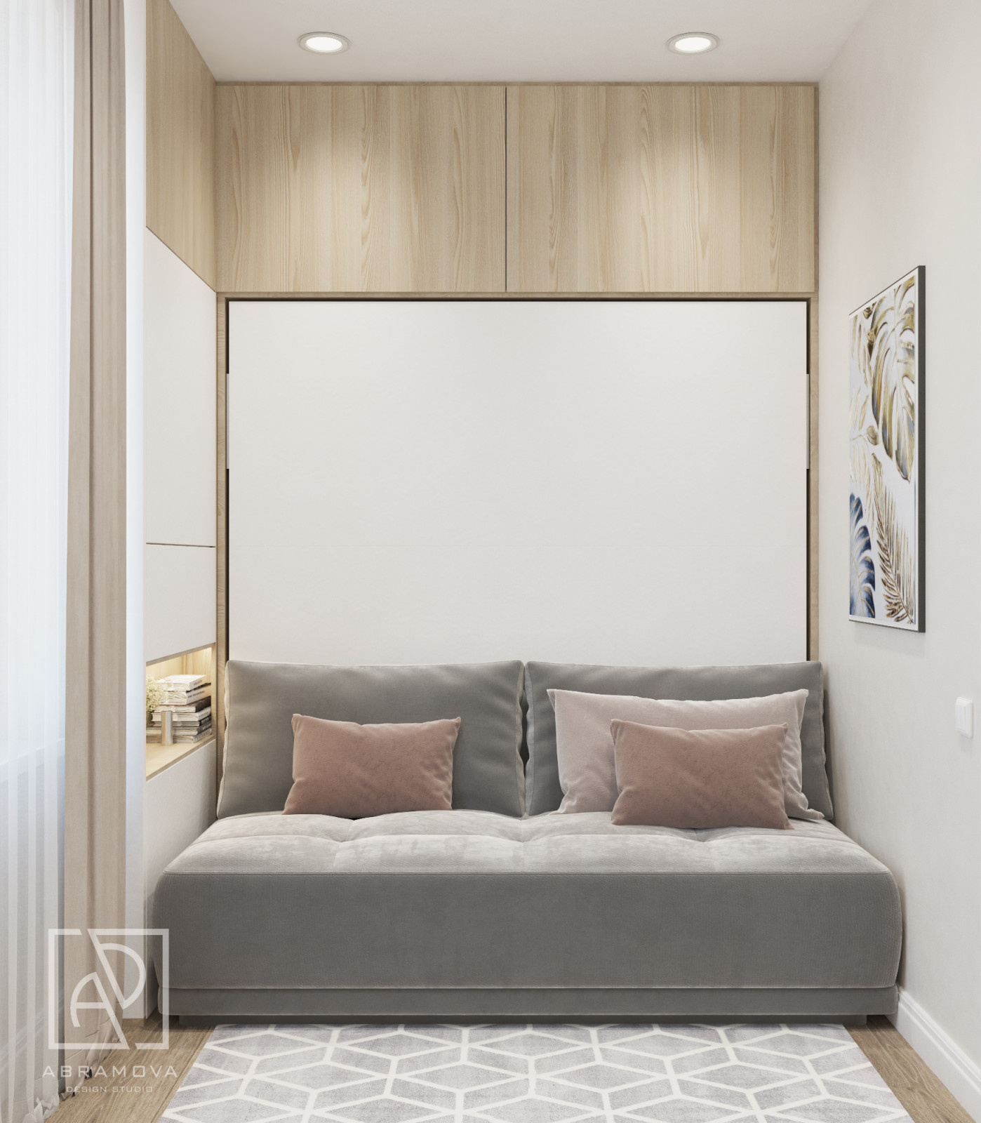 Дизайн-проект  3-х комнатной квартиры ЖК Новые Ватутинки