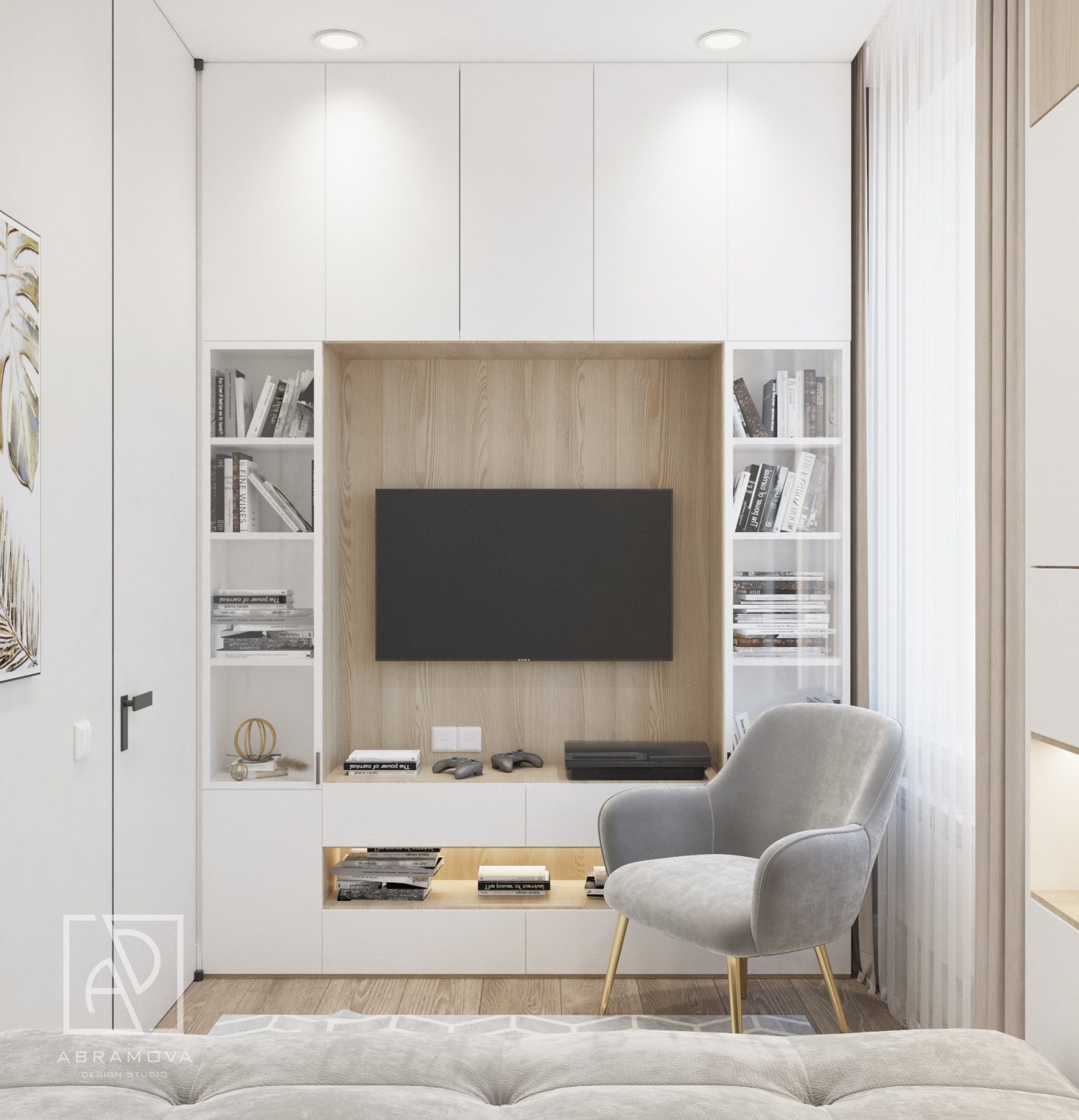 Дизайн-проект  3-х комнатной квартиры ЖК Новые Ватутинки