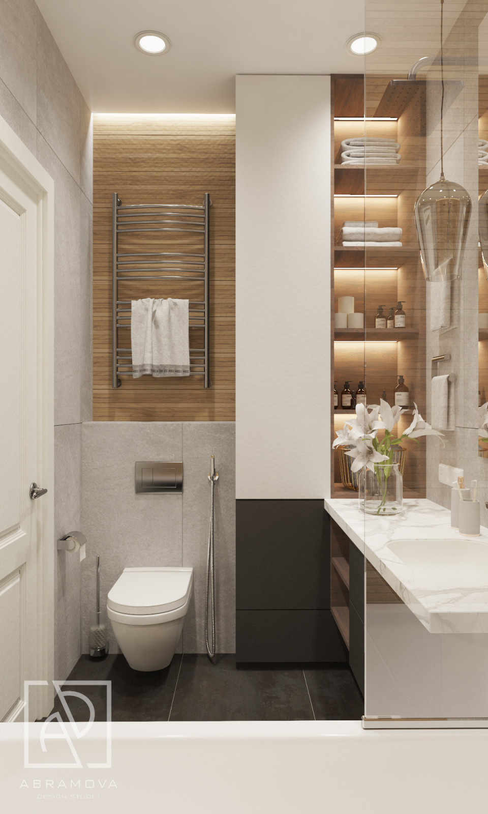 Дизайн-проект  3-х комнатной квартиры ЖК Новые Ватутинки