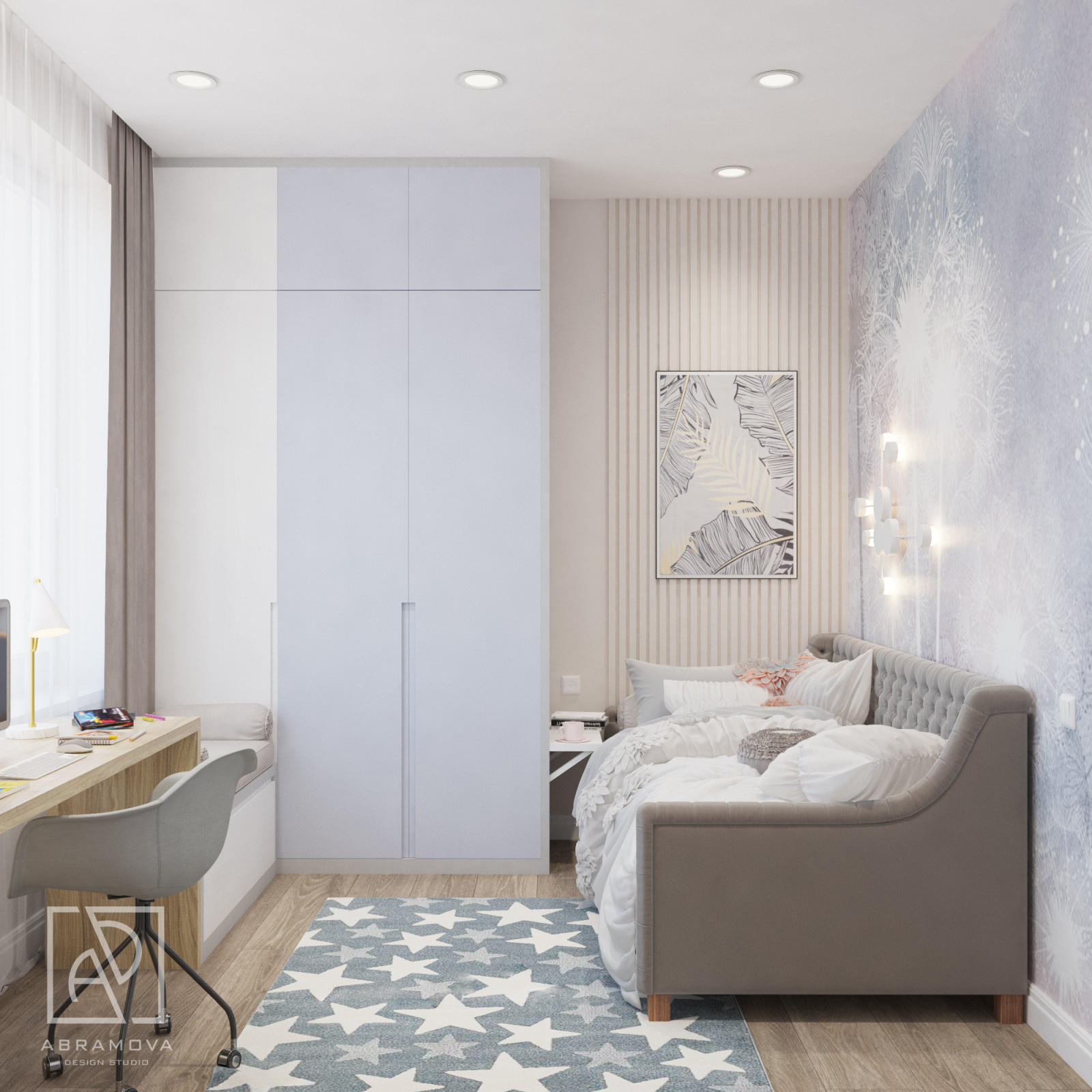 Дизайн-проект  3-х комнатной квартиры ЖК Новые Ватутинки