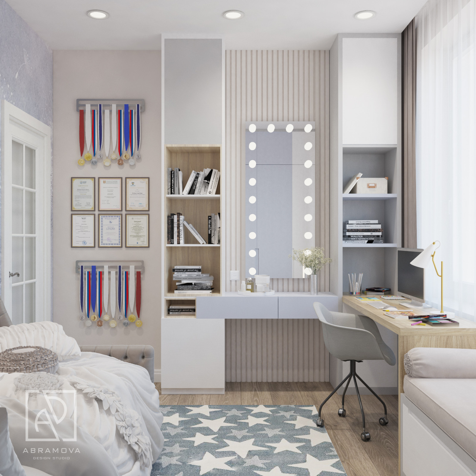 Дизайн-проект  3-х комнатной квартиры ЖК Новые Ватутинки