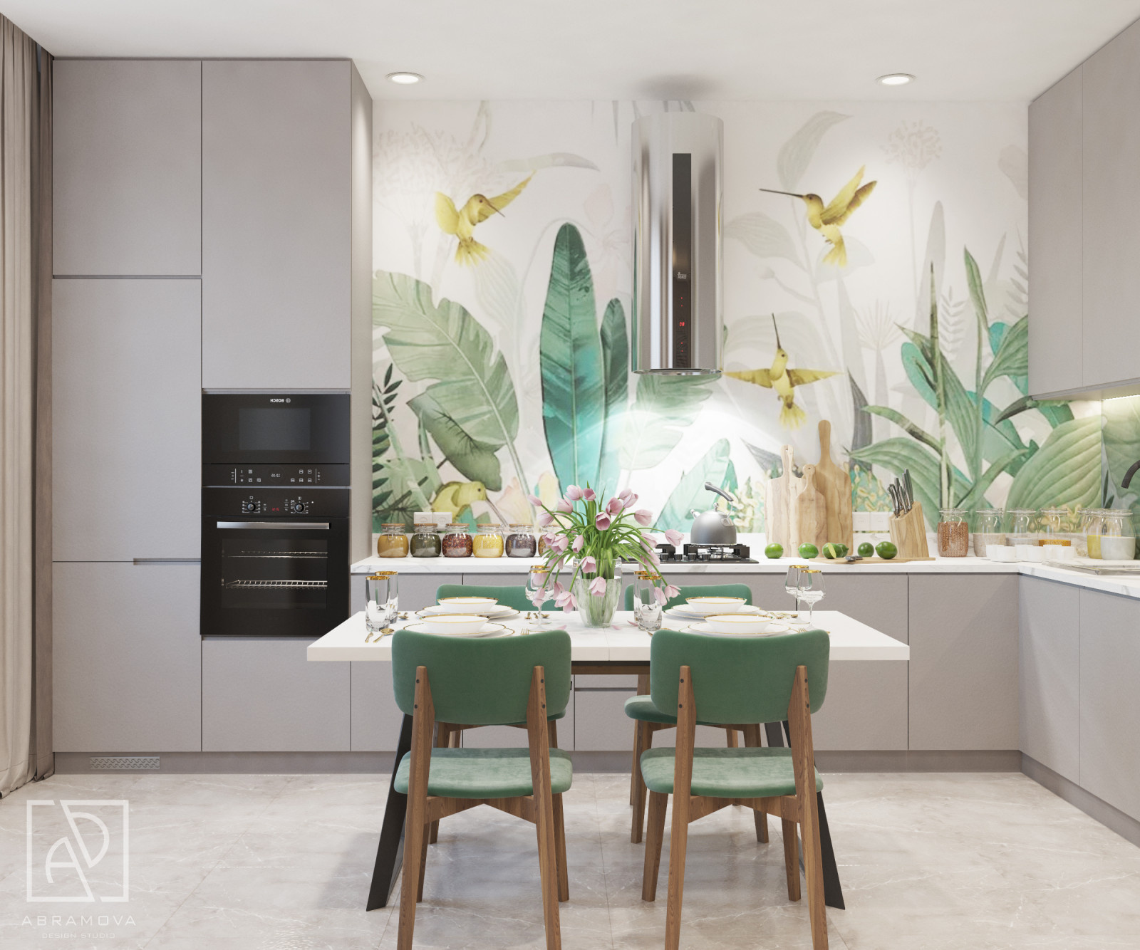 Дизайн-проект  3-х комнатной квартиры ЖК Новые Ватутинки