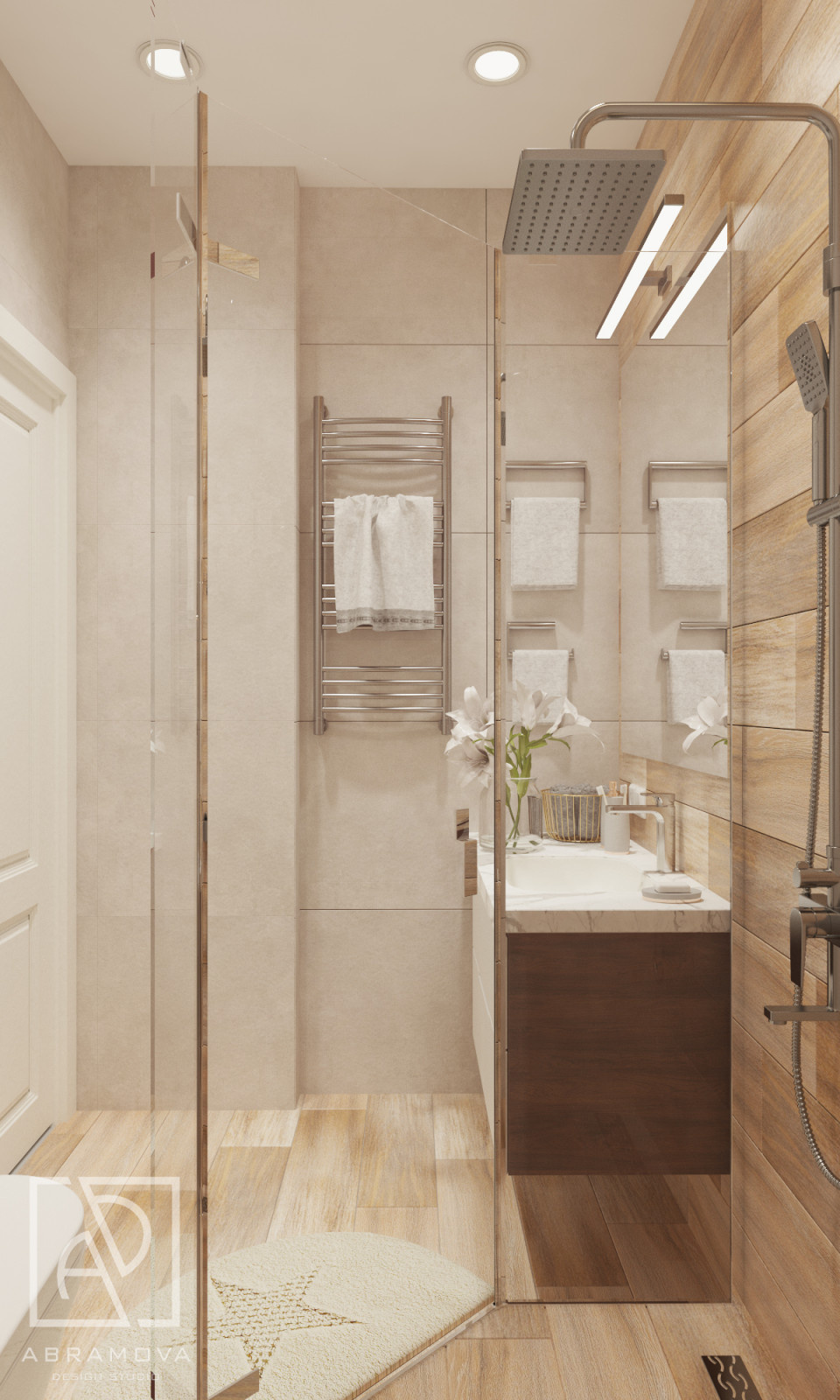 Дизайн-проект  3-х комнатной квартиры ЖК Новые Ватутинки