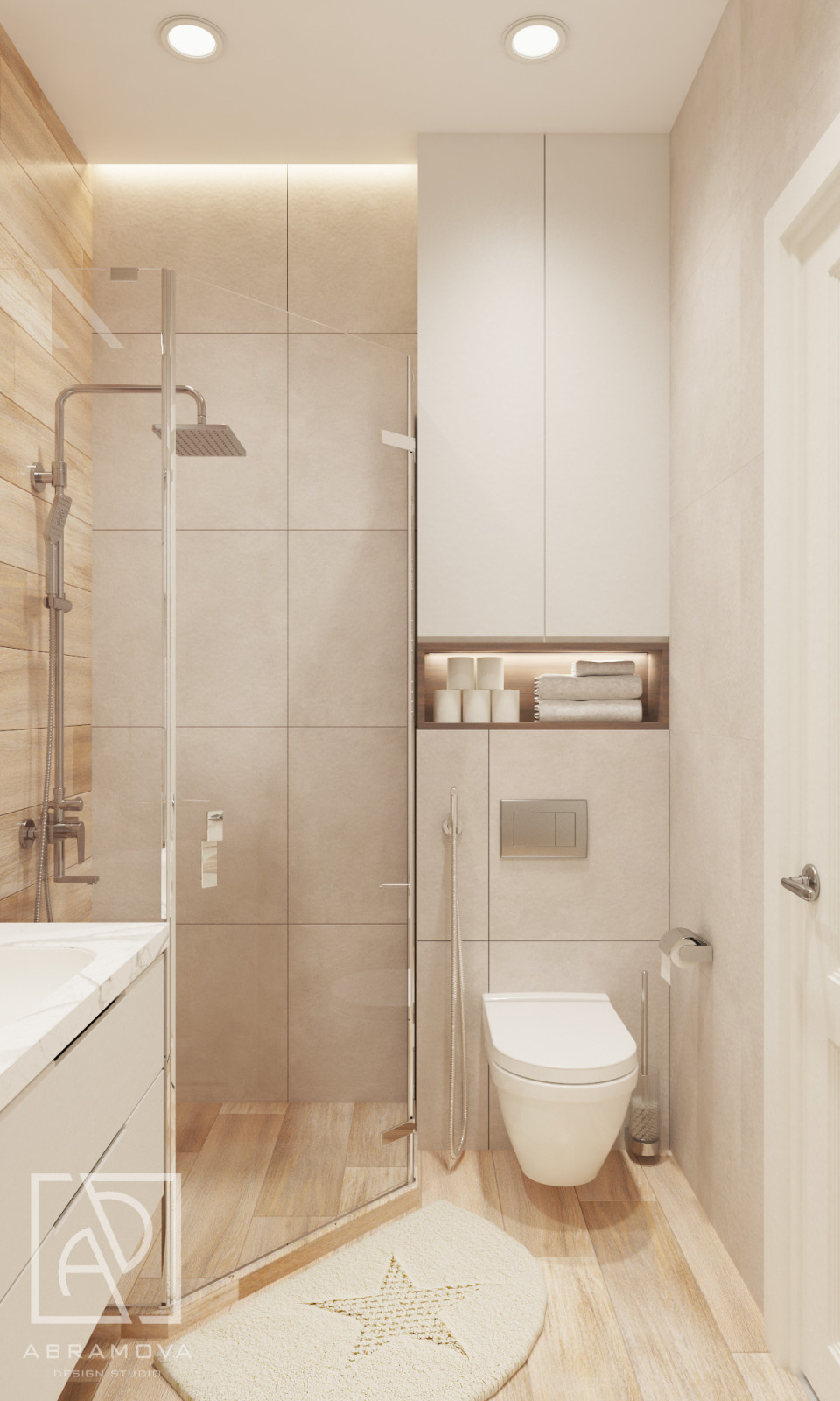 Дизайн-проект  3-х комнатной квартиры ЖК Новые Ватутинки