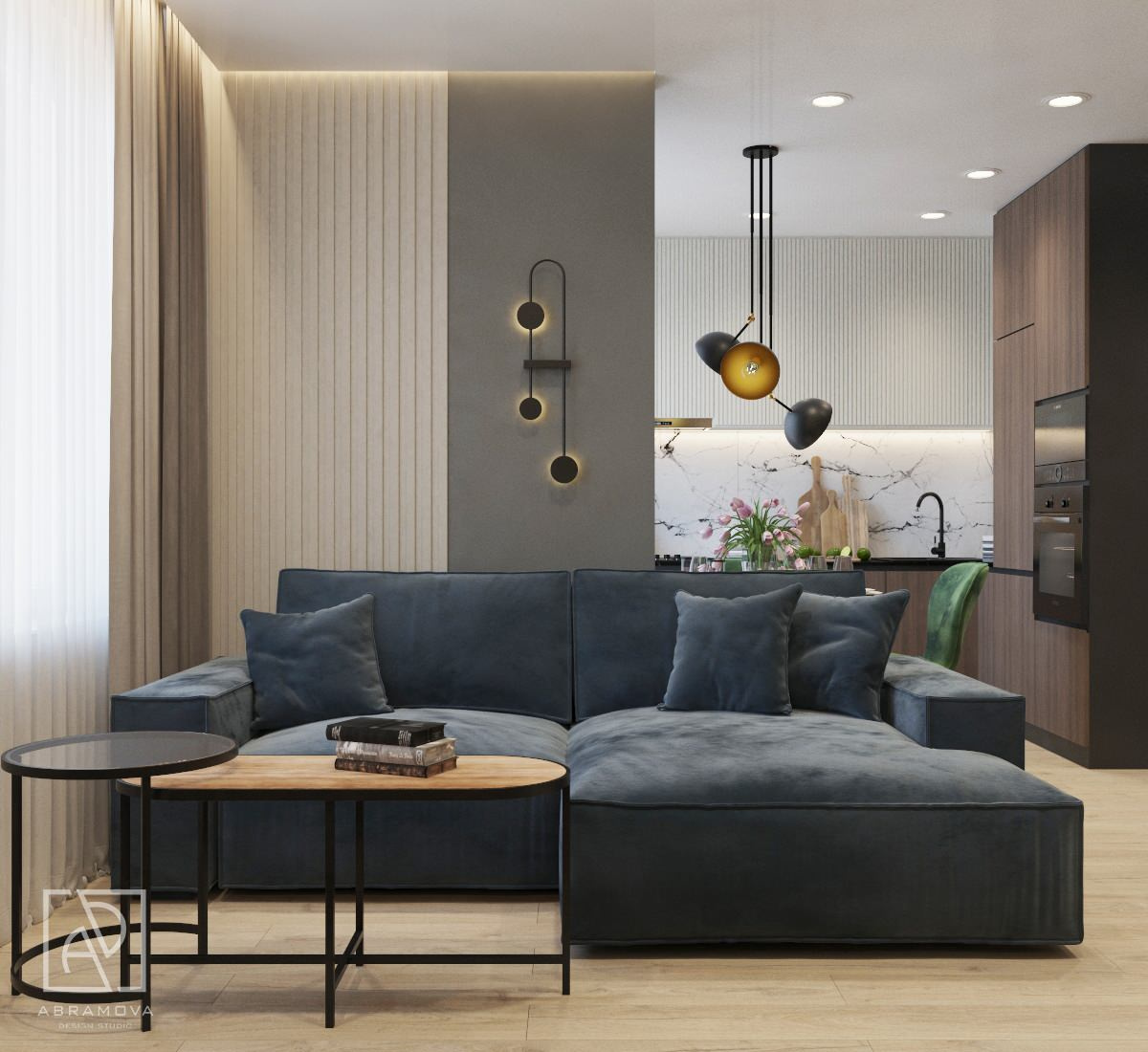 Дизайн-проект  1-комнатной квартиры  ЖК Тенистая г.Москва