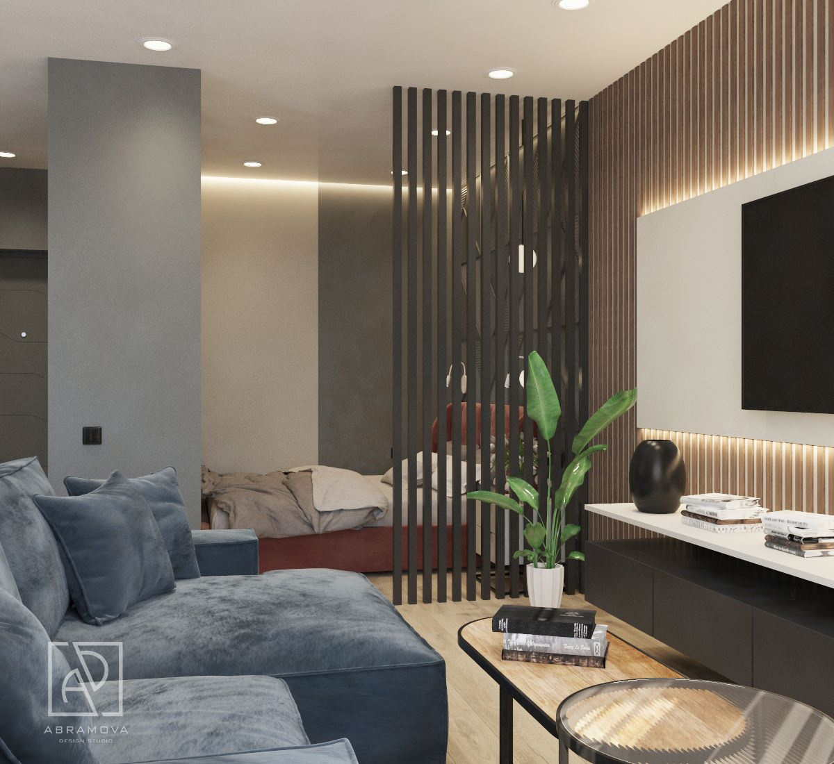 Дизайн-проект  1-комнатной квартиры  ЖК Тенистая г.Москва