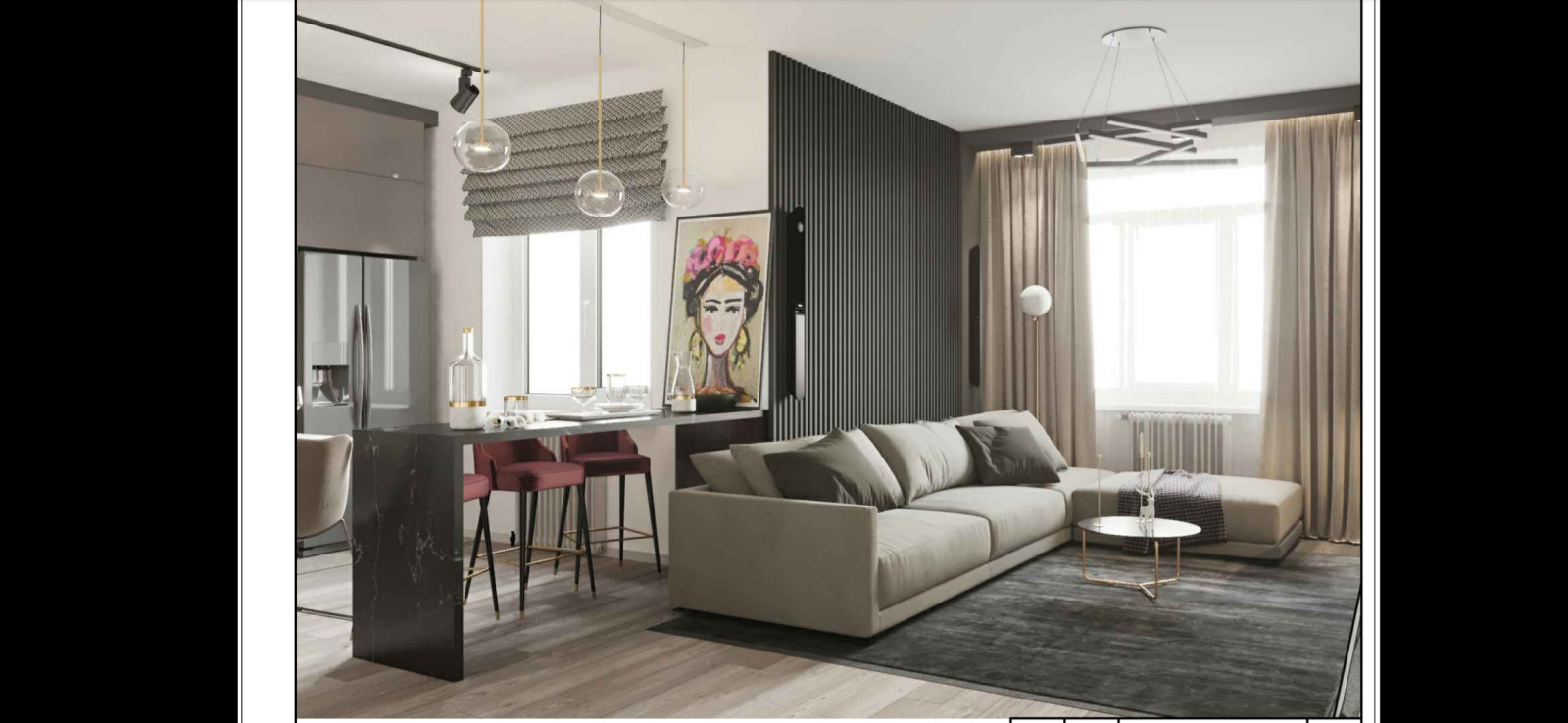 Неоклассика жк Испанские Кварталы 90м2