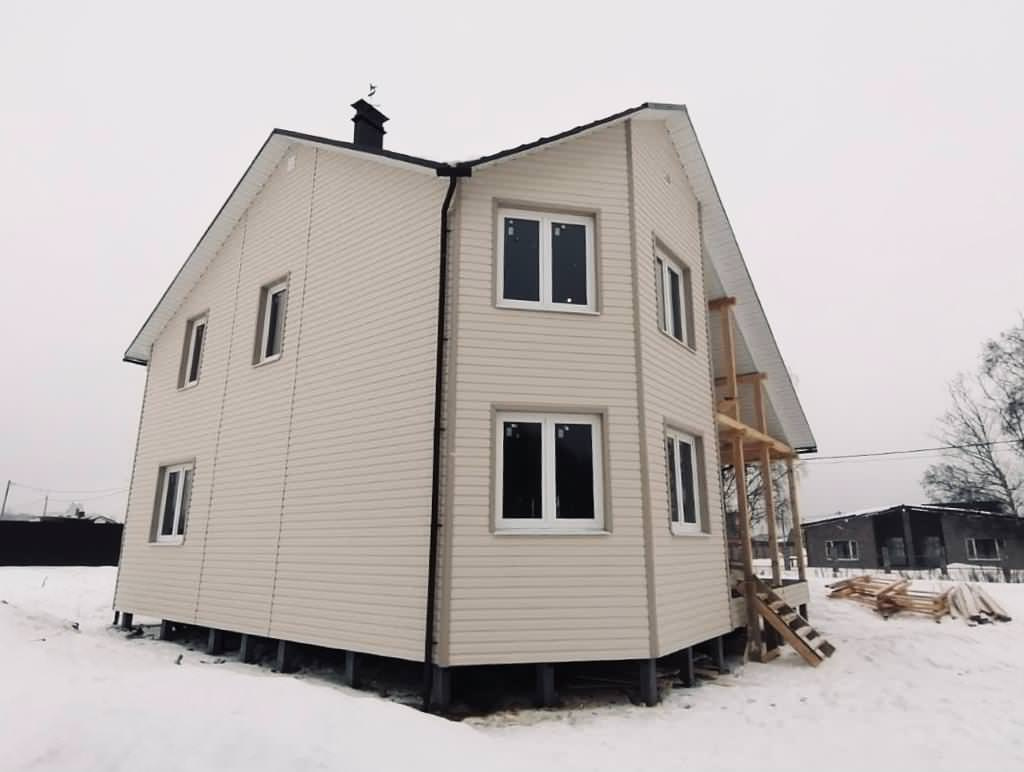 Каркасный дом по проекту "Минск"