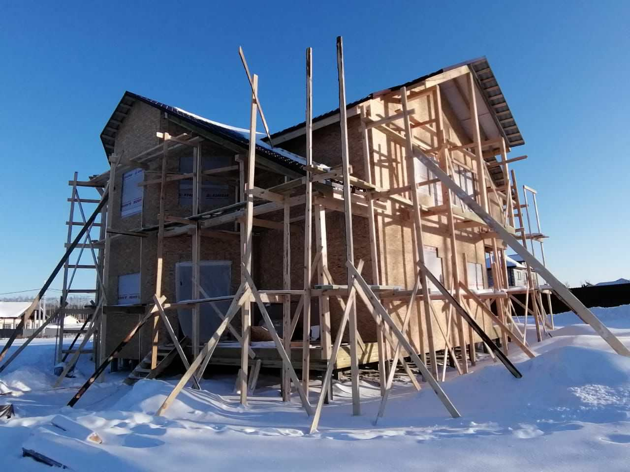 Каркасный дом по проекту "Минск"