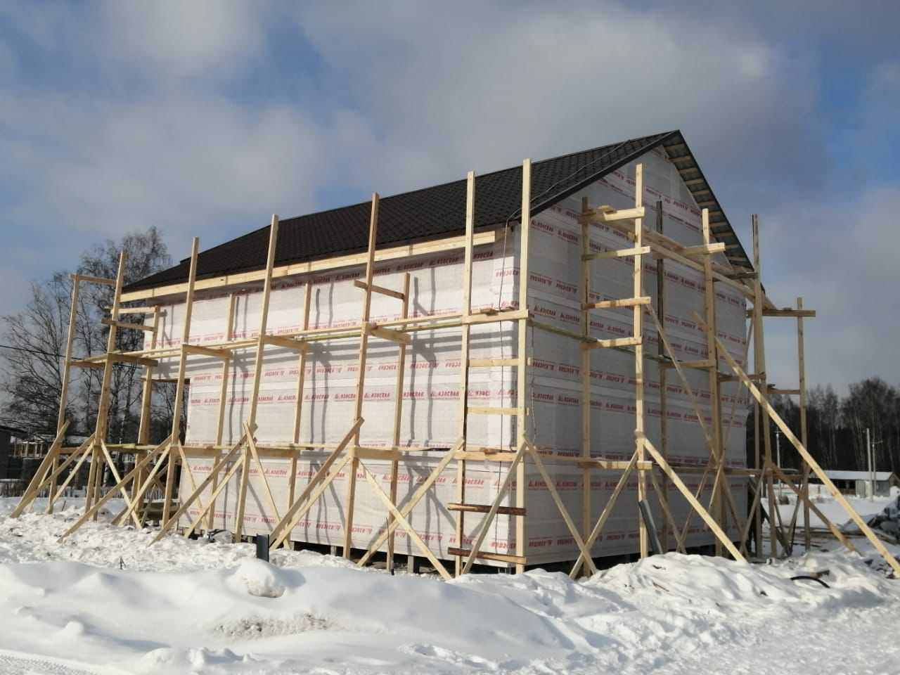 Каркасный дом по проекту "Минск"