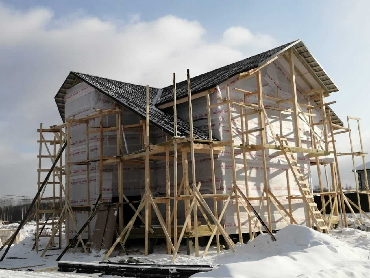 Каркасный дом по проекту "Минск"