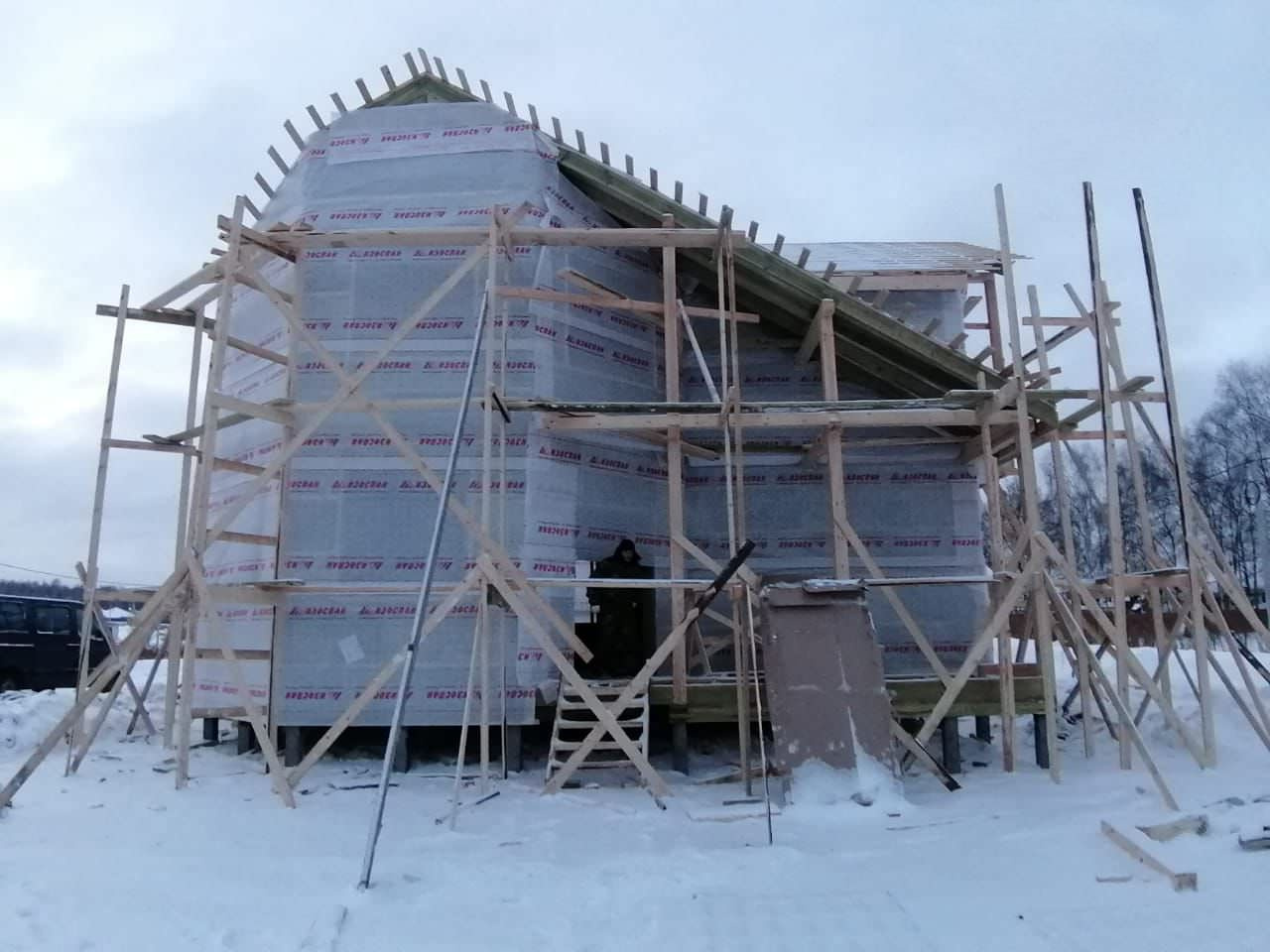 Каркасный дом по проекту "Минск"