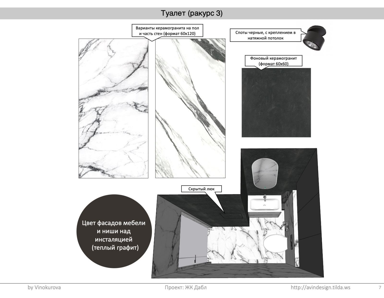 Коллаж оформления санузла
