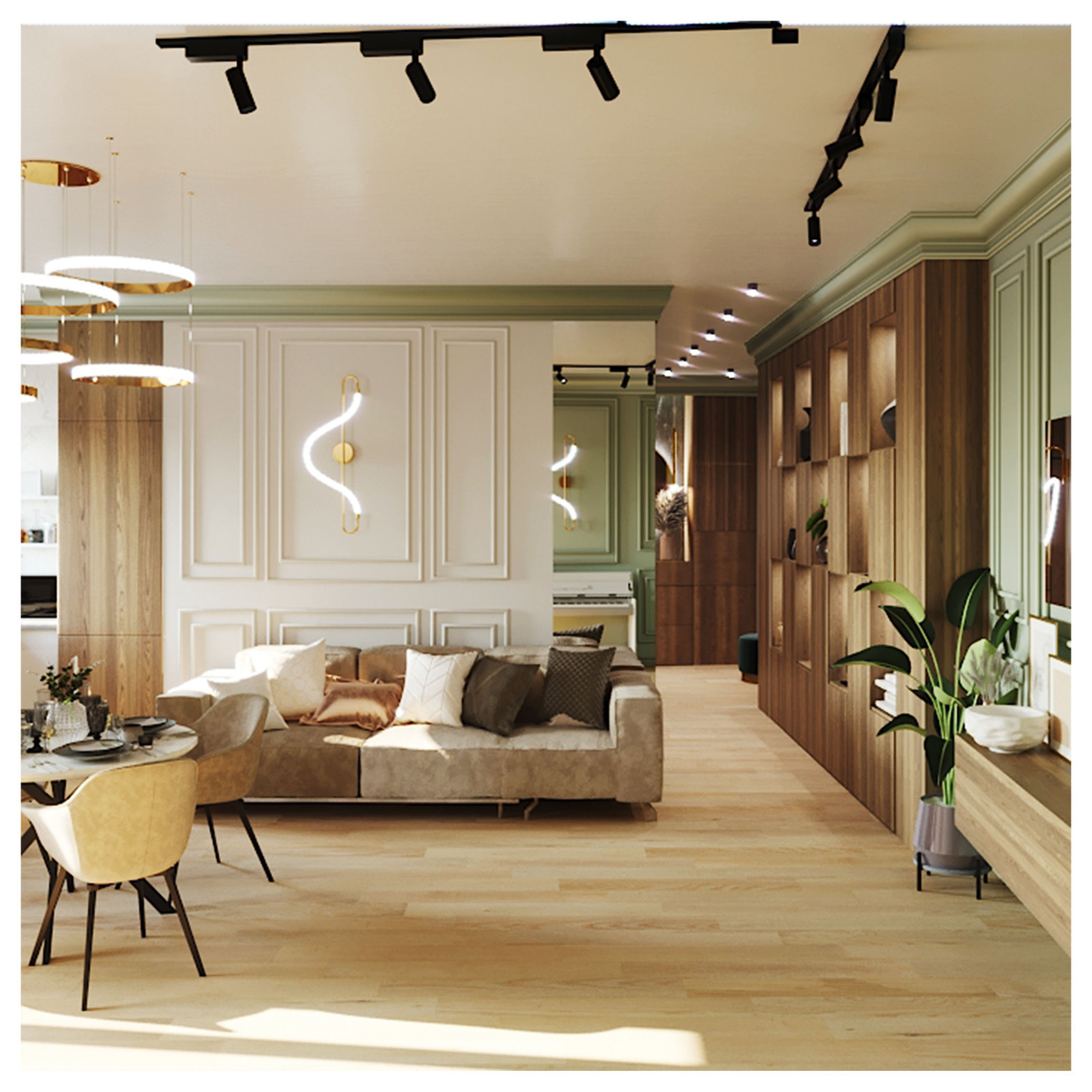 Дизайн квартиры 50 кв.м.