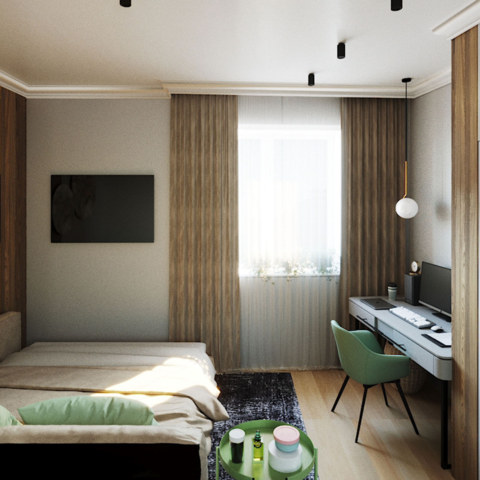 Дизайн квартиры 50 кв.м.