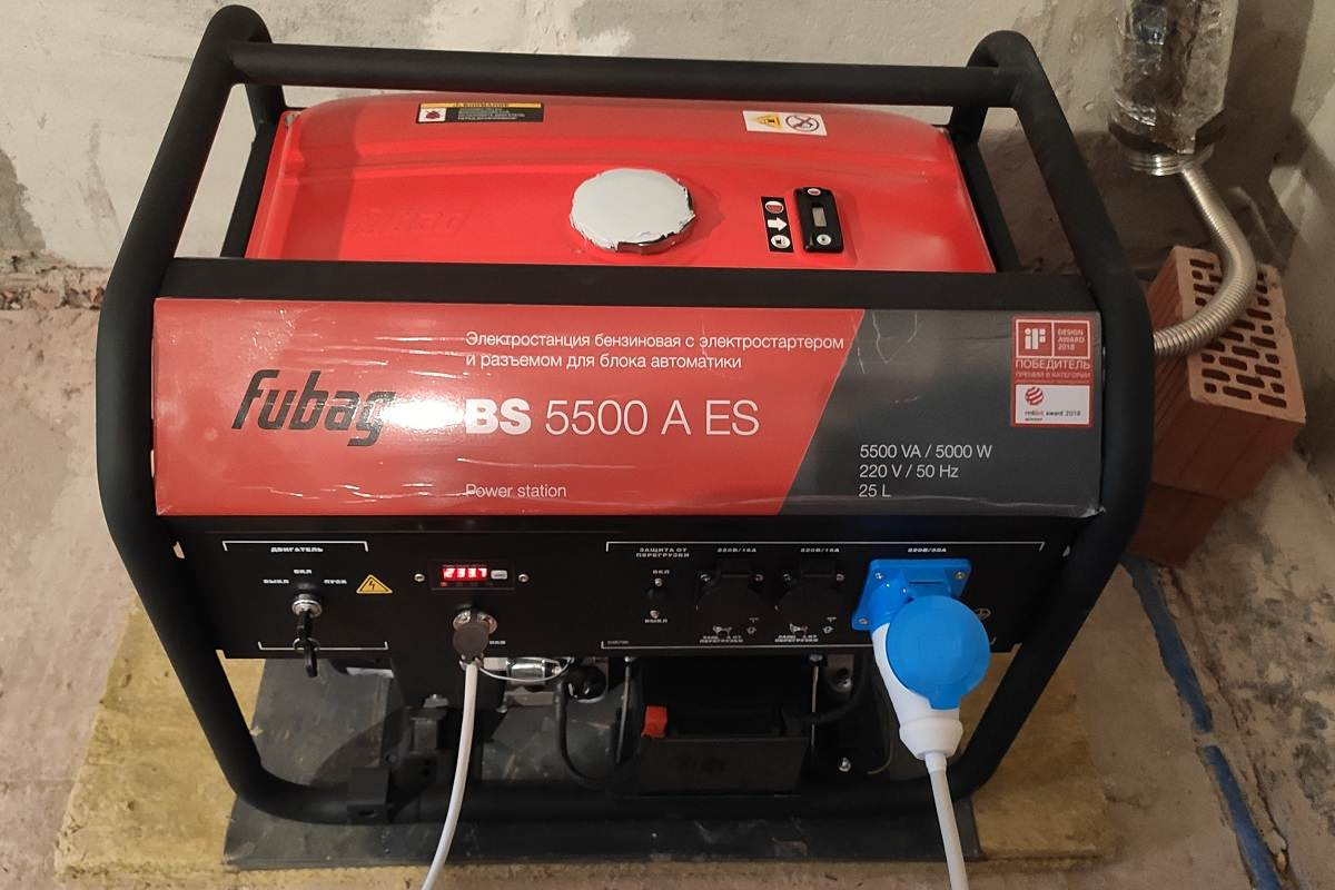 Подключение генератора к ГРЩ через АВР