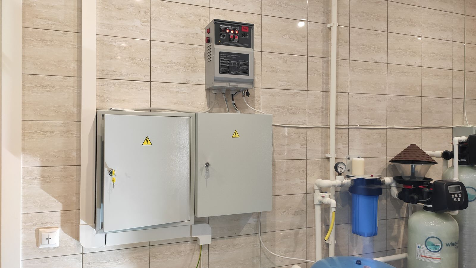 Подключение генератора к ГРЩ через АВР