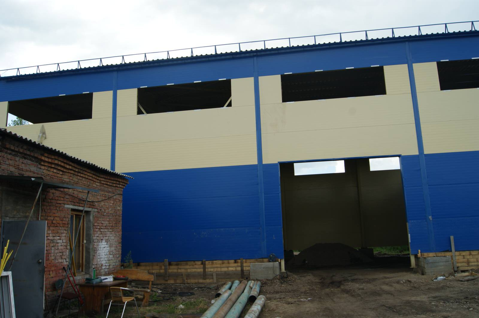 Обложка проекта: Строительство цеха