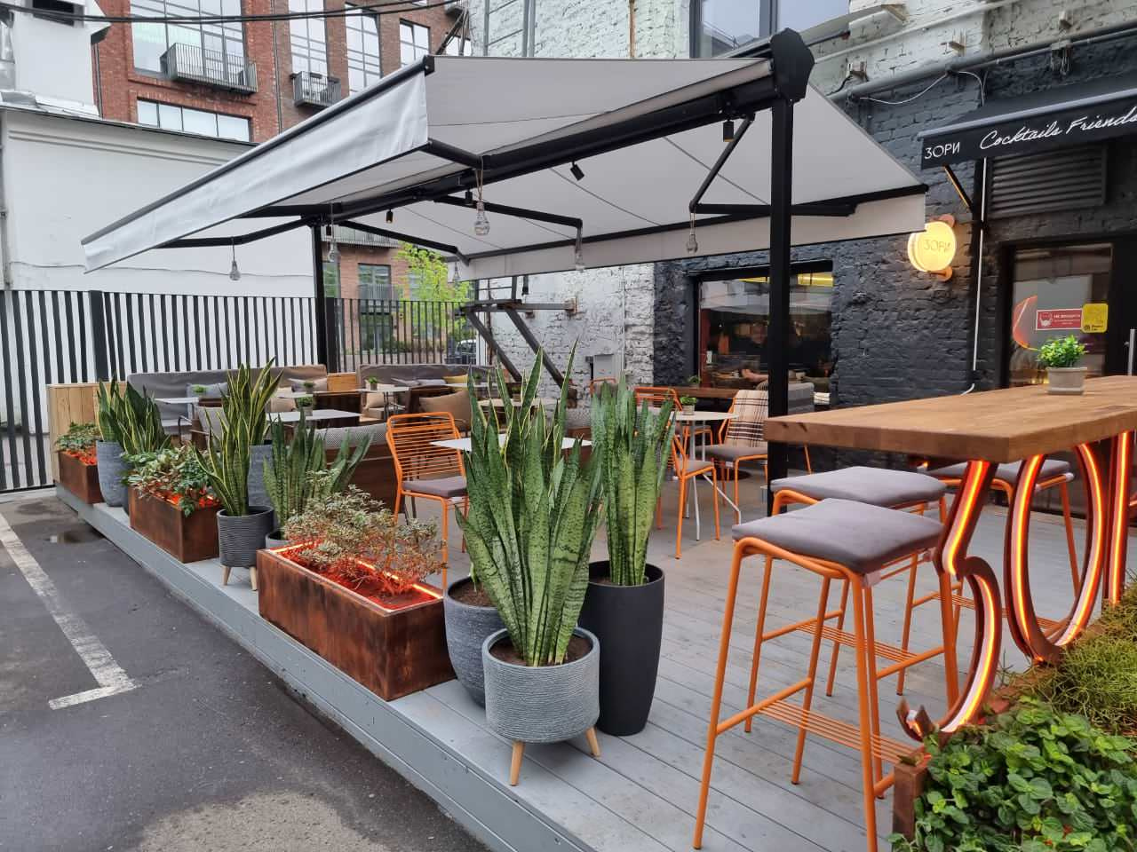 Дизайн -проект  веранды Зори