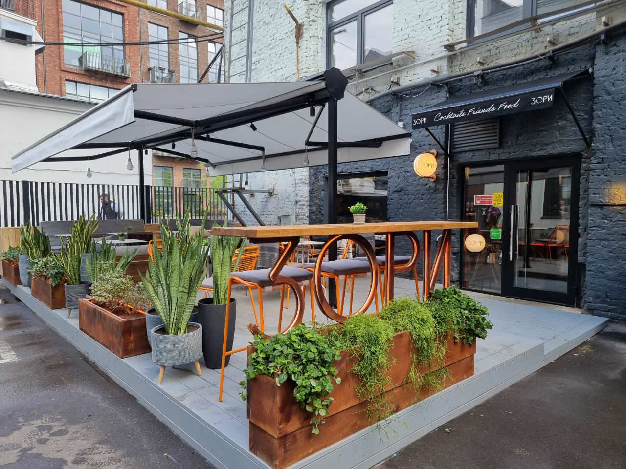 Дизайн -проект  веранды Зори