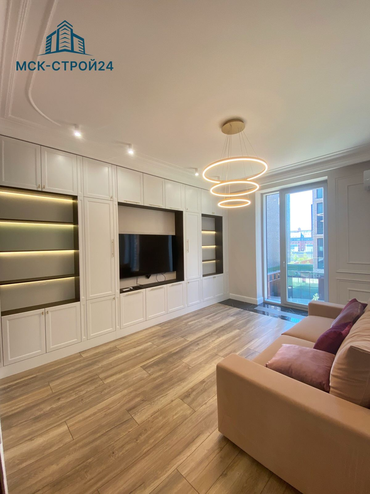 Дизайнерский ремонт квартиры 112м² в ЖК "ЗИЛАРТ"