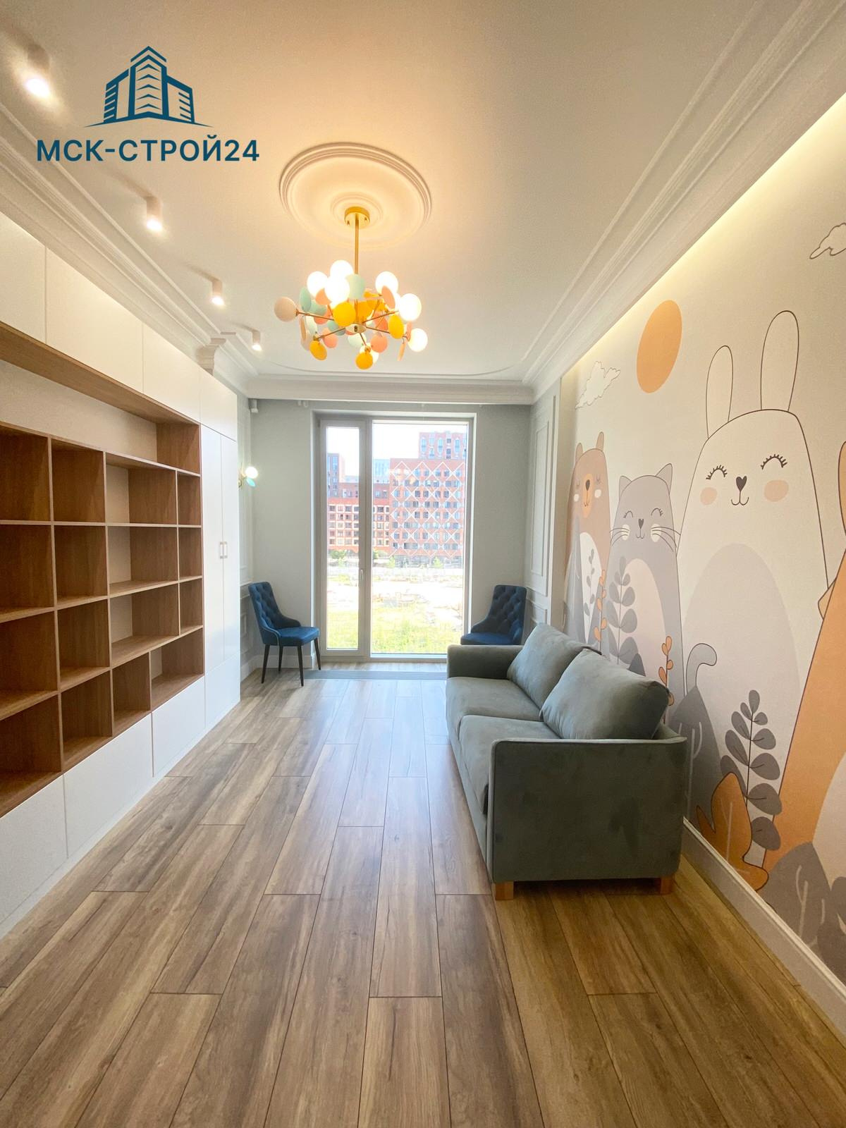 Дизайнерский ремонт квартиры 112м² в ЖК "ЗИЛАРТ"